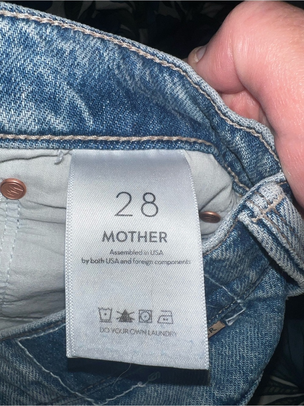 NWT Size 28 The Dodger Skimp High Waist Cuffed Hem Wide Leg Jeans - Picture 7 of 10